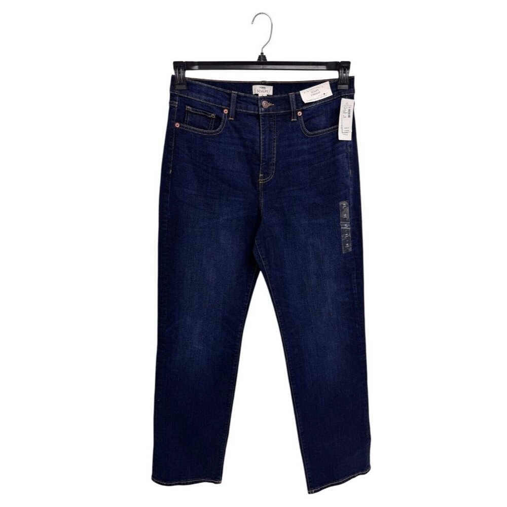 M Jeans By Maurices Sculp straight women's Blue jeans pants 14 long